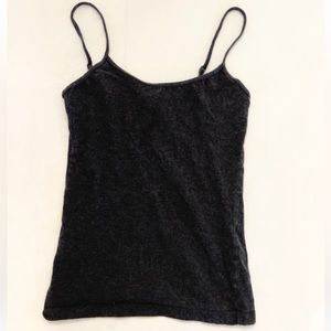 Dark gray tank top